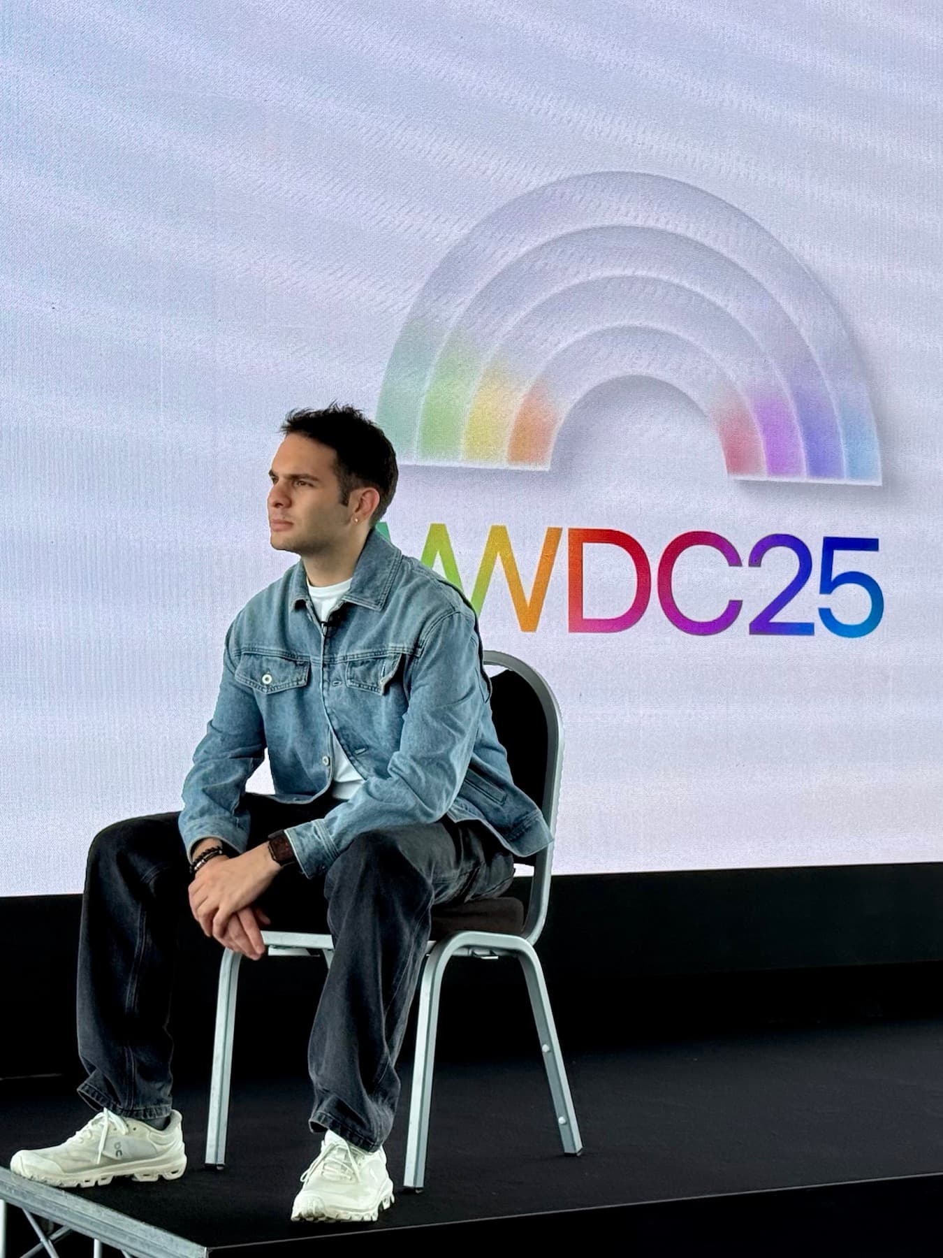 Federico Natali at a WWDC event in Milan